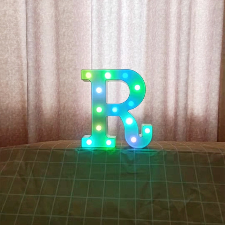 22cm Colorful Slow Flashing 26 Letters Numbers Decorative Light