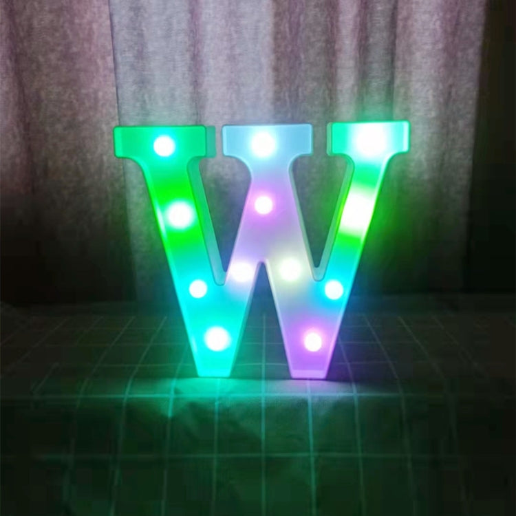 22cm Colorful Slow Flashing 26 Letters Numbers Decorative Light