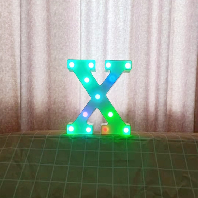 22cm Colorful Slow Flashing 26 Letters Numbers Decorative Light