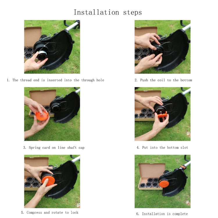 5 PCS Lawn Mower Accessories For WORX Lawn Mowers, Product specifications: Orange Cover