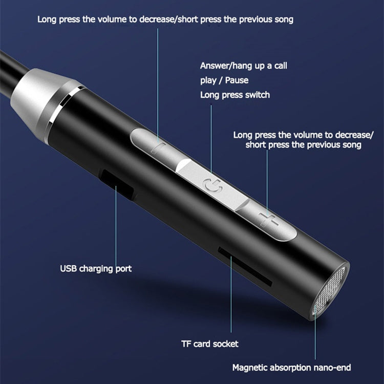 BT-61 Semi-in-ear Magnetic Neck-mounted Bluetooth Earphone