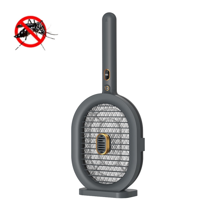 ZH228 2 in 1 Electric Shock Mosquito Killer Mosquito Swatter, Style: With Big Base(Dark Green)
