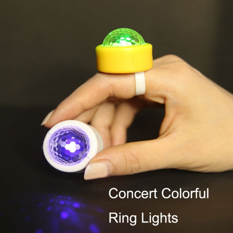 5 PCS D2 LED Flashing Finger Light Stage Small Magic Ball Flash