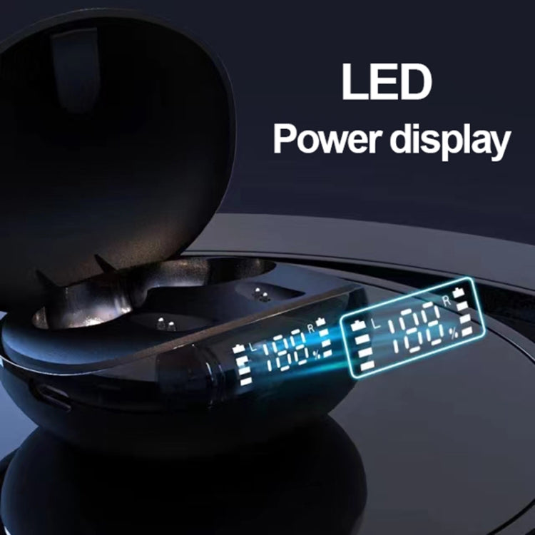 JS81 TWS Wireless Noise-Cancelling Reduction Digital Display Gaming Earphone