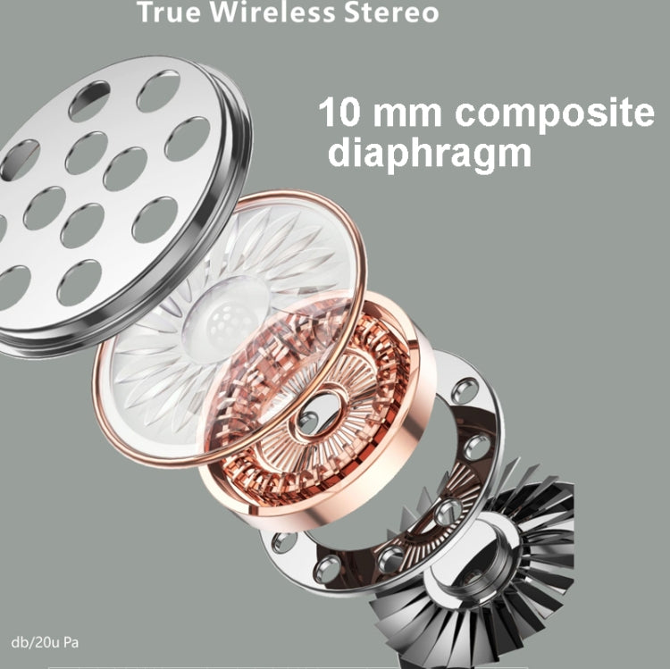 JS81 TWS Wireless Noise-Cancelling Reduction Digital Display Gaming Earphone