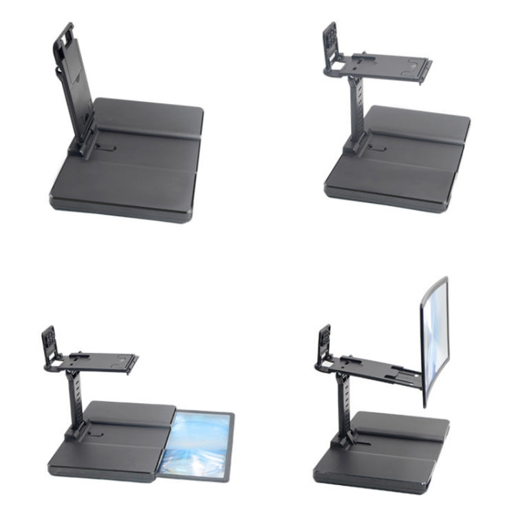 L22 12 inch Mobile Phone Screen Magnifier With Lifting Stand(Black)