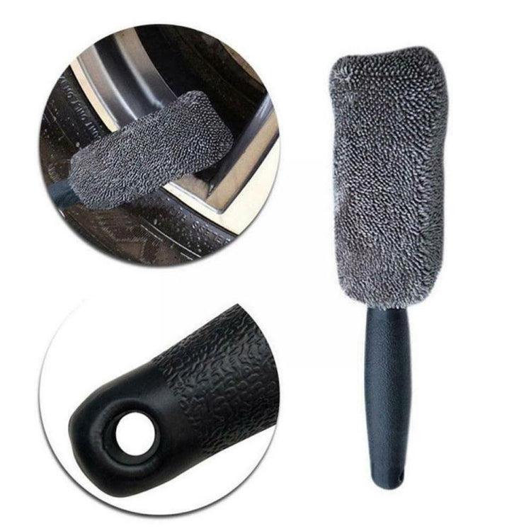 Fiber Long Shank Tire Brush