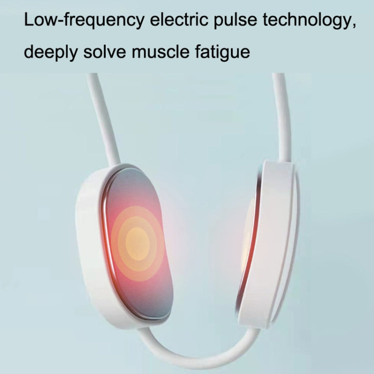 D42 Mini Pulse Heat Compress Hanging Neck Cervical Protector(White)
