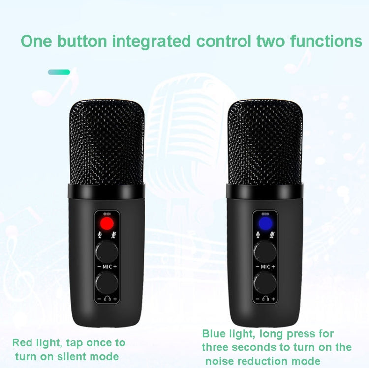 BM-501 192KHz USB Condenser Microphone Set With RGB Lighting Effect, Style: Cantilever Suit