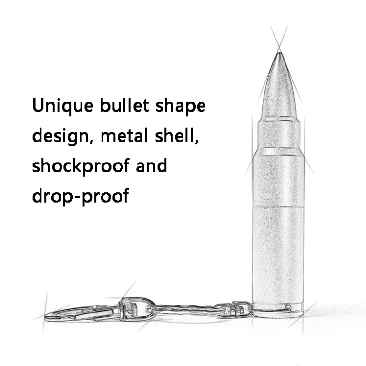 Cdzd Bullet Shaped Metal USB Flash Drives, Capacity: 4GB