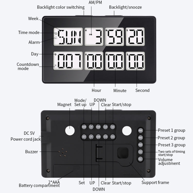 TS-5502 Electronic Timer Student Learning Time Manager