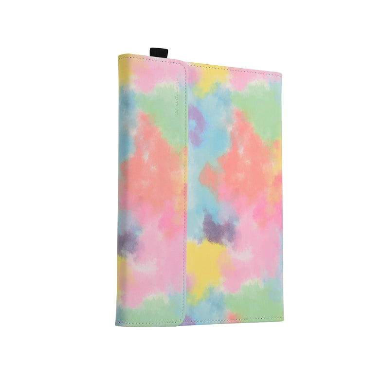 For Microsoft Surface Go 1 / 2 Ink and Wash Leather Tablet Protective Case, Color: Colorful