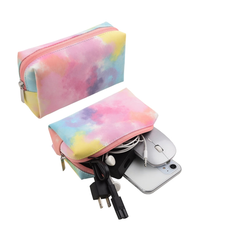 For Microsoft Surface Pro 7+ / 7 / 6 / 5 / 4 Ink and Wash Leather Tablet Protective Case, Color: Colorful + Power Bag