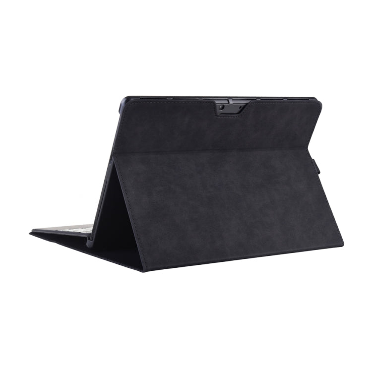 13 inch Leather Tablet Protective Case For Microsoft Surface Pro X, Color: Black