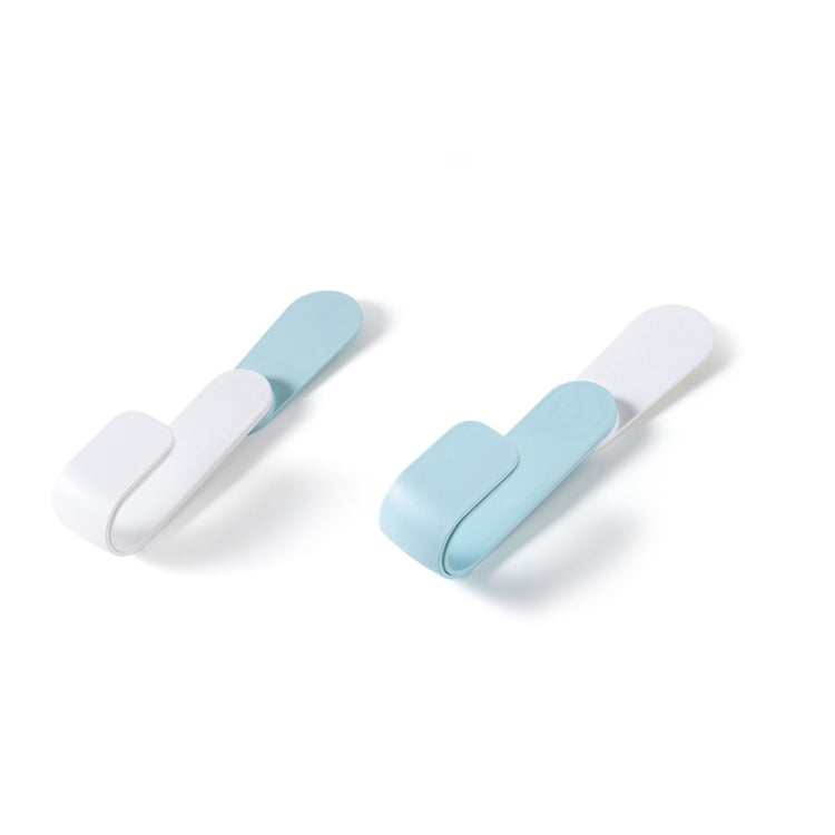 2 PCS Punch-Free Pot Wall-Mounted Finishing Rotating Rack(Random Color Delivery)