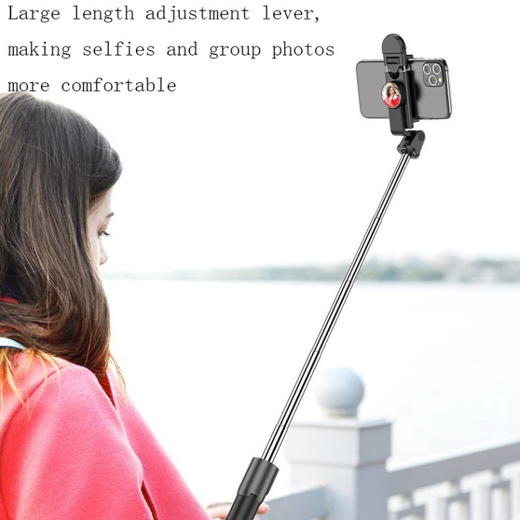 Mobile Phone Bluetooth Selfie Stick Live Bracket, Specification: K10 (Black)