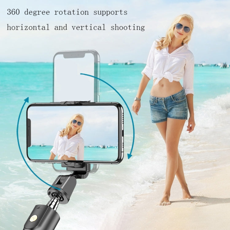 Mobile Phone Bluetooth Selfie Stick Live Bracket, Specification: K10 (Black)