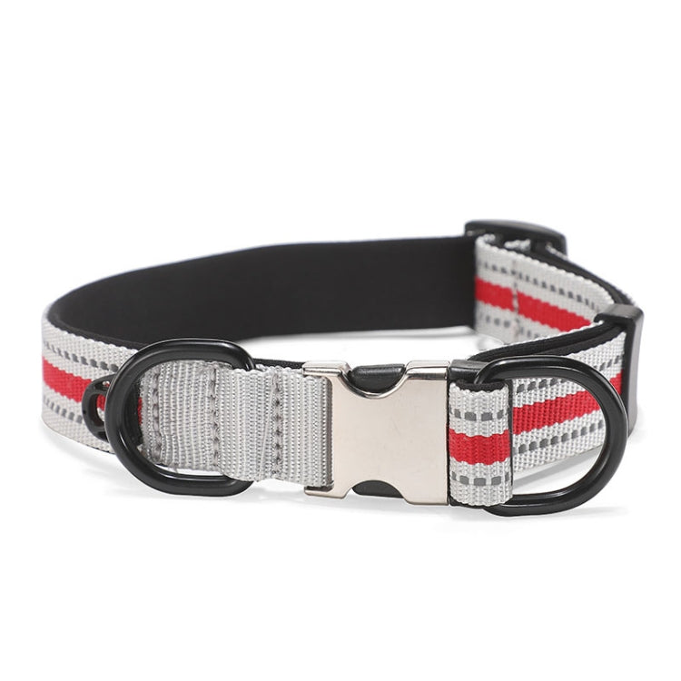 Dog Reflective Nylon Collar, Specification: L