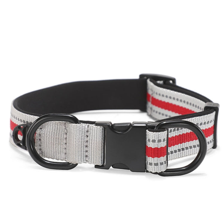 Dog Reflective Nylon Collar, Specification: L