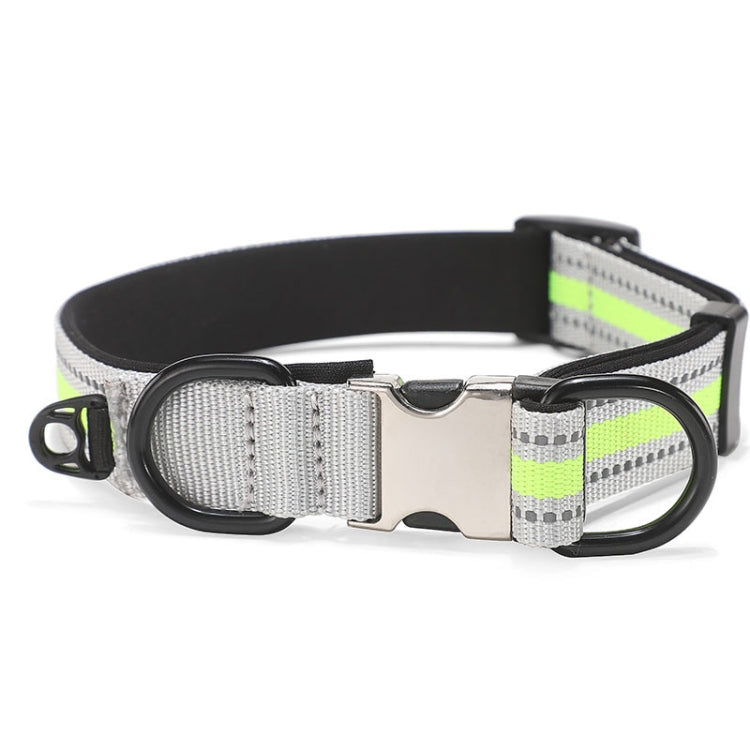 Dog Reflective Nylon Collar, Specification: L