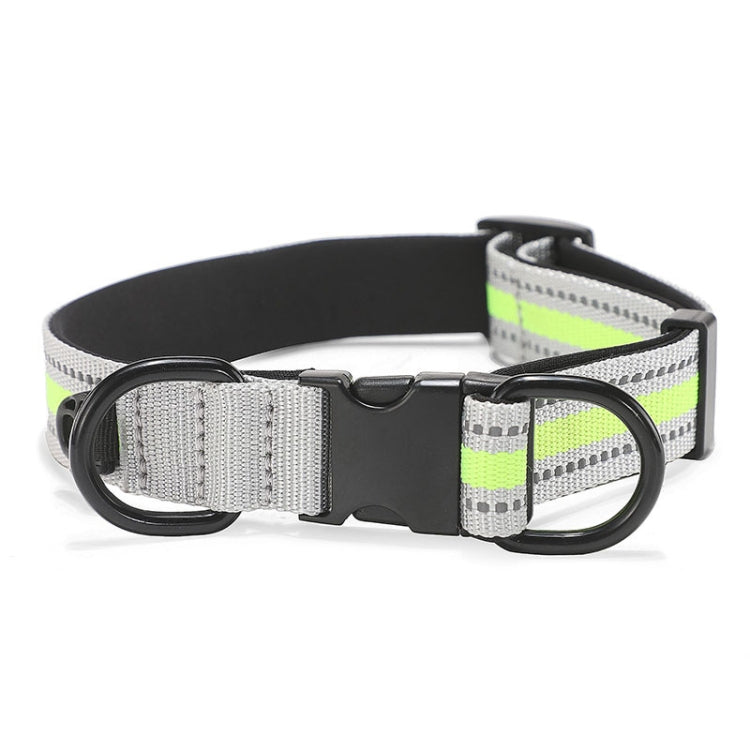 Dog Reflective Nylon Collar, Specification: L