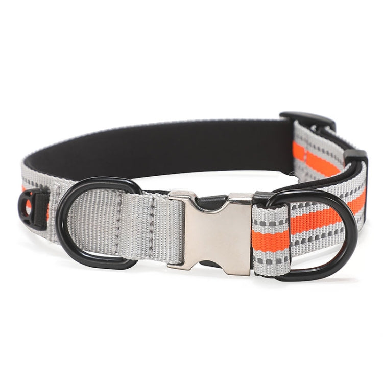 Dog Reflective Nylon Collar, Specification: L