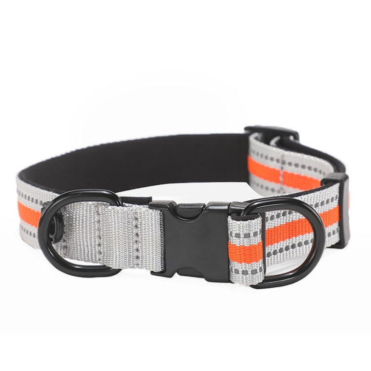 Dog Reflective Nylon Collar, Specification: L