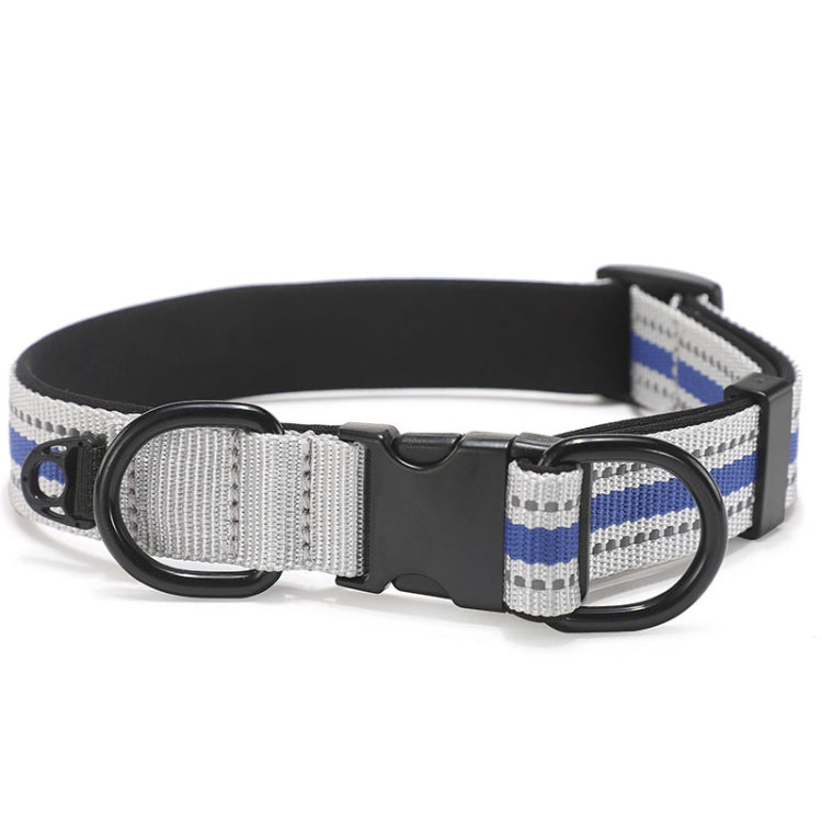 Dog Reflective Nylon Collar, Specification: L