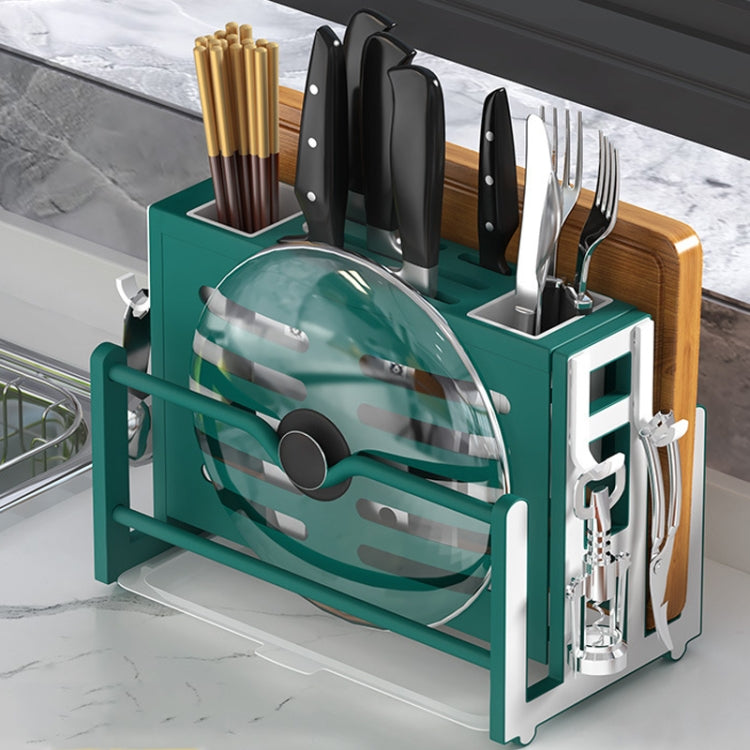 Chopping Board Kitchen Knife Chopstick Tube Integrated Storage Rack