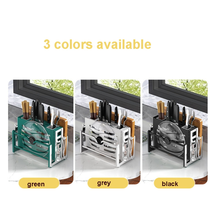 Chopping Board Kitchen Knife Chopstick Tube Integrated Storage Rack