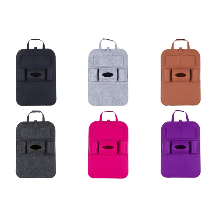 Thicken Felt Cloth Car Seat Storage Bag