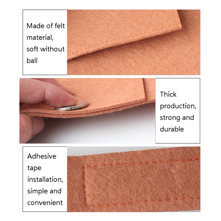 Thicken Felt Cloth Car Seat Storage Bag