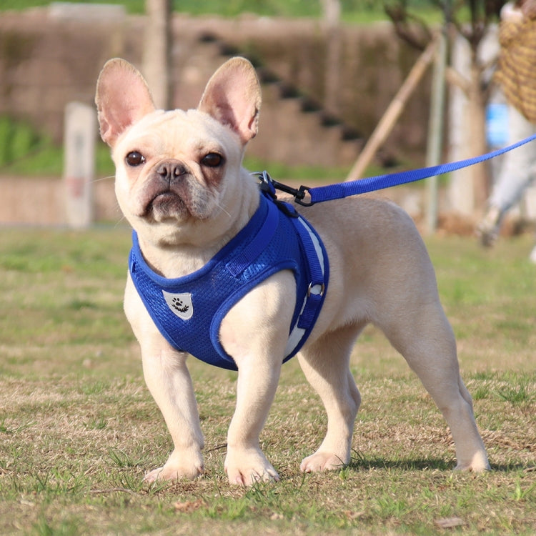 BL-844 Pet Chest Straps Reflective Breathable Dog Rope, Size: XS