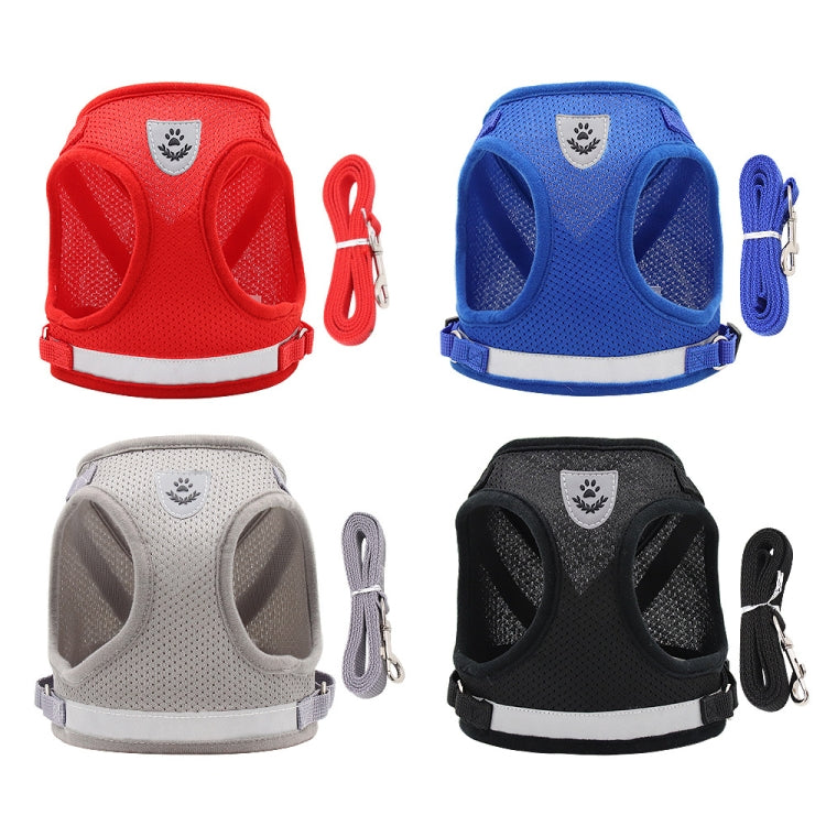 BL-844 Pet Chest Straps Reflective Breathable Dog Rope, Size: XL