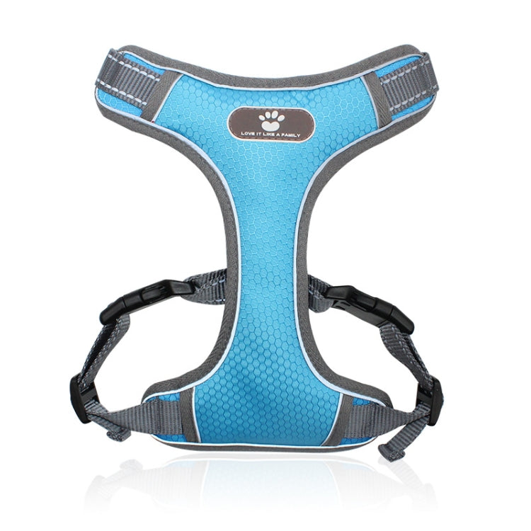 BL-852 Pet Traction Rope Mesh Breathable Dog Chest Straps XL