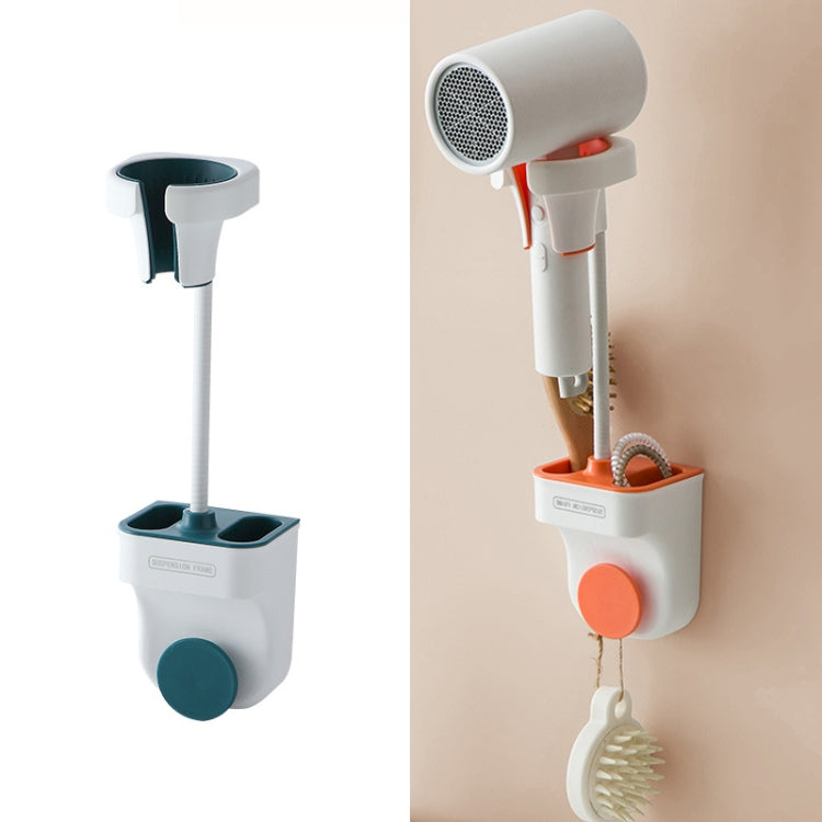 Adjustable Hair Dryer Bracket Punch-Free Shelf Shower Bracket