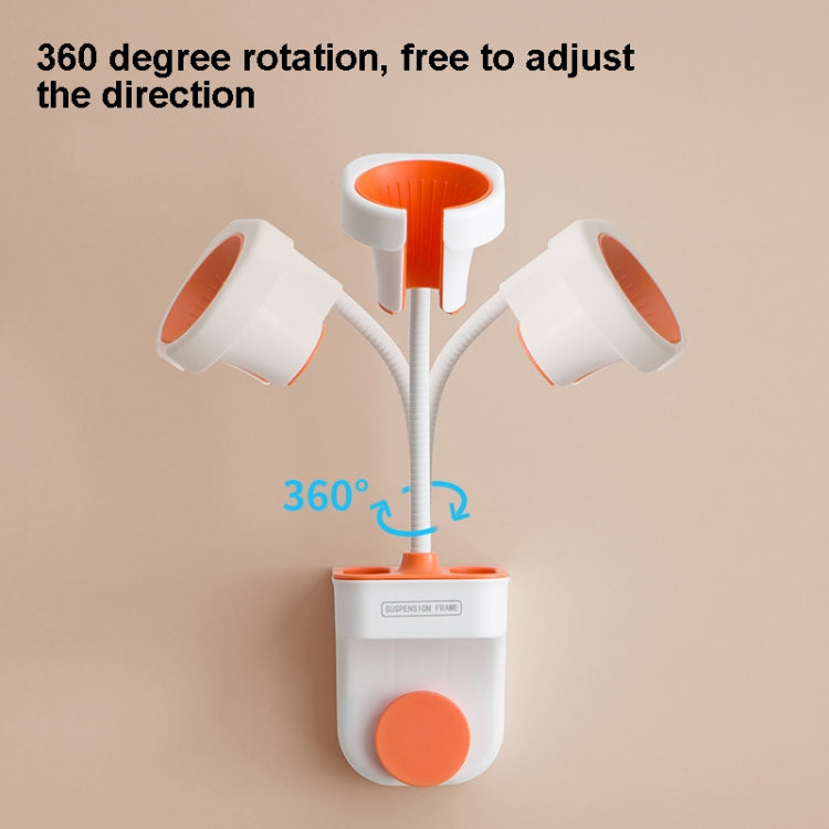 Adjustable Hair Dryer Bracket Punch-Free Shelf Shower Bracket