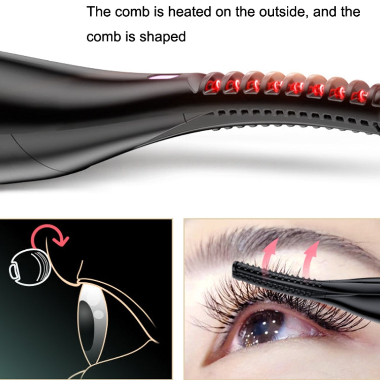 ZB-0205 Heatable Electric Eyelash Curler(Black)