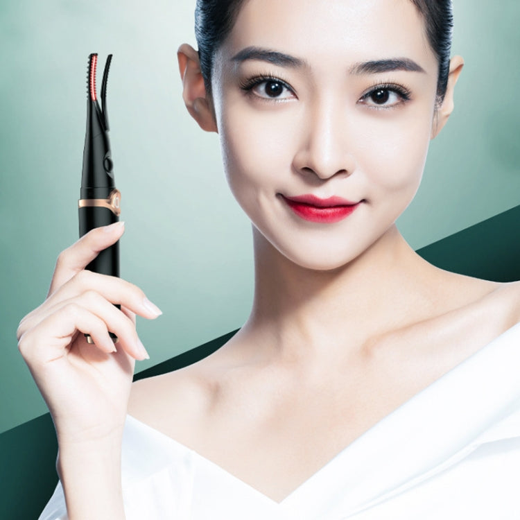 ZB-0205 Heatable Electric Eyelash Curler(Black)