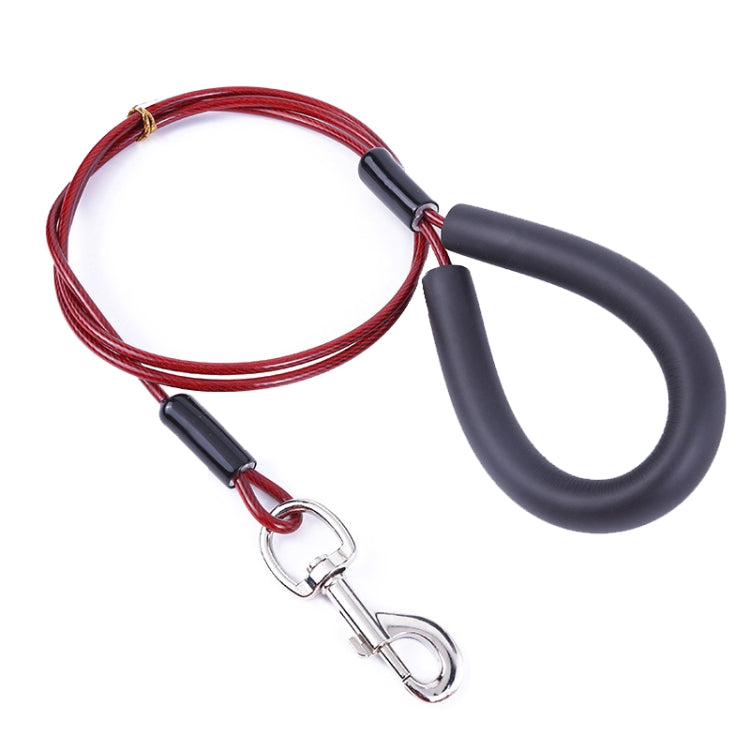 Pet Bite-Proof Wire Traction Rope, Length: 150cm