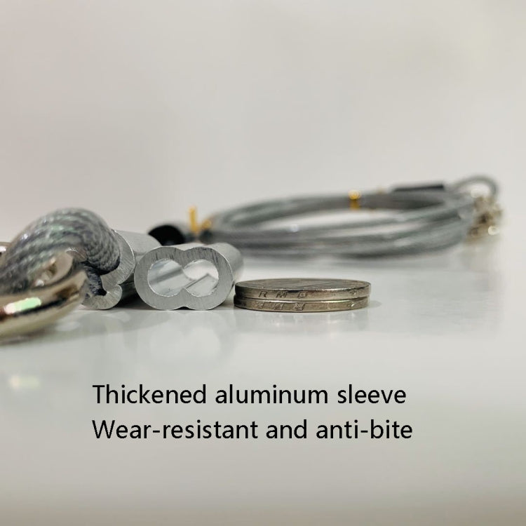 Pet Bite-Proof Wire Traction Rope, Length: 180cm