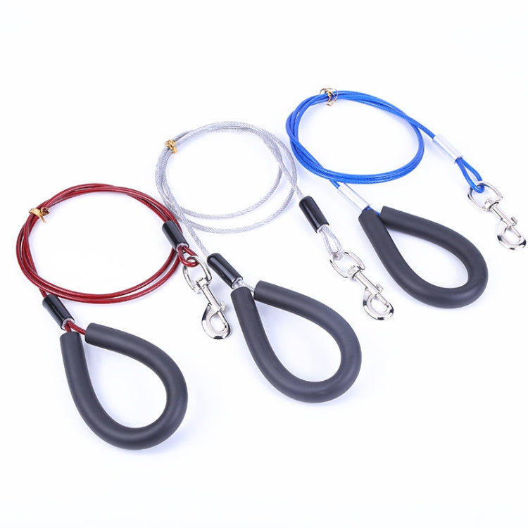 Pet Bite-Proof Wire Traction Rope, Length: 200cm