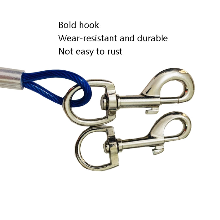Pet Bite-Proof Wire Traction Rope, Length: 200cm