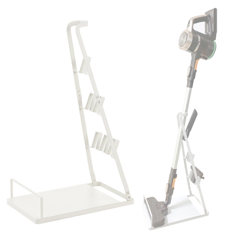 Universal Vacuum Cleaner Floor Non-Punch Storage Bracket For Dyson, Color: B Type  (White)