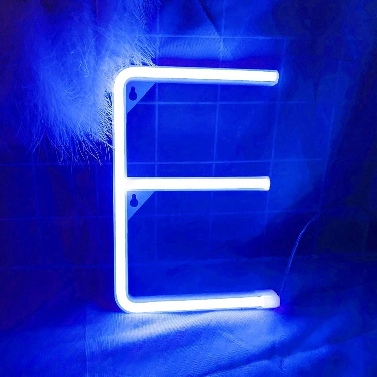 Blue Letter Number Neon Lights Holiday Decoration Lights