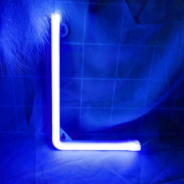 Blue Letter Number Neon Lights Holiday Decoration Lights