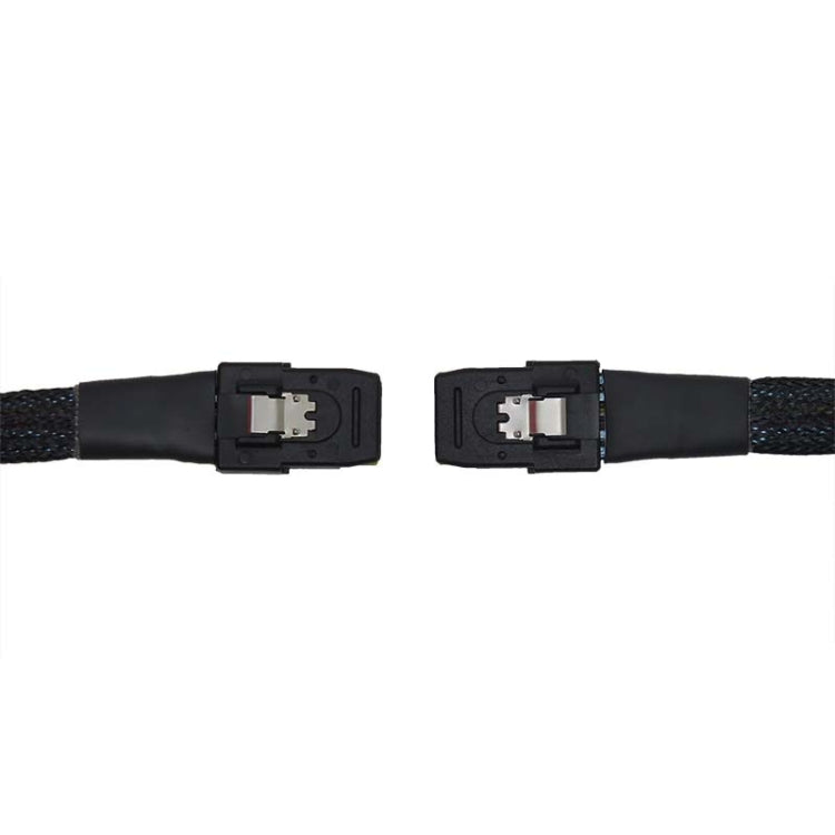 SAS36P SFF-8087 to SAS36P Cable Motherboard Server Hard Disk Data Cable, Color: Black 1m