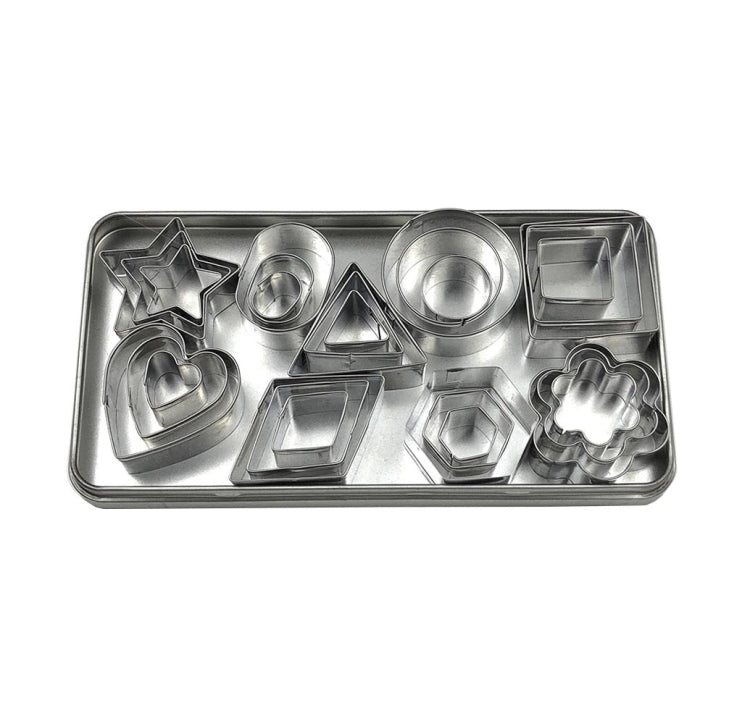 27 PCS / Set Stainless Steel Biscuit Mold