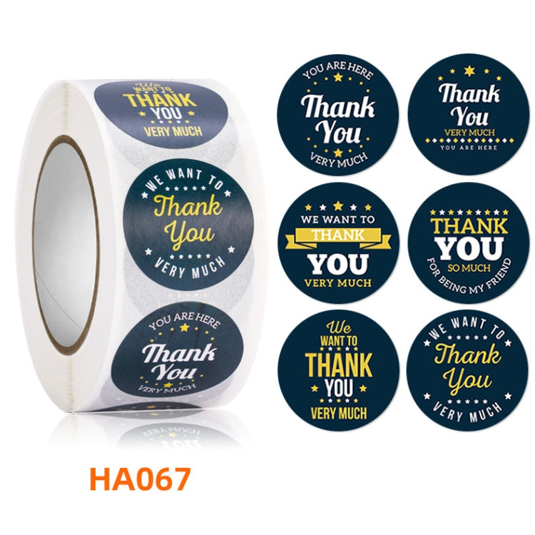 5 PCS Floral Background Thank you Sticker Seal Sticker, Size: 2.5cm / 1 Inch