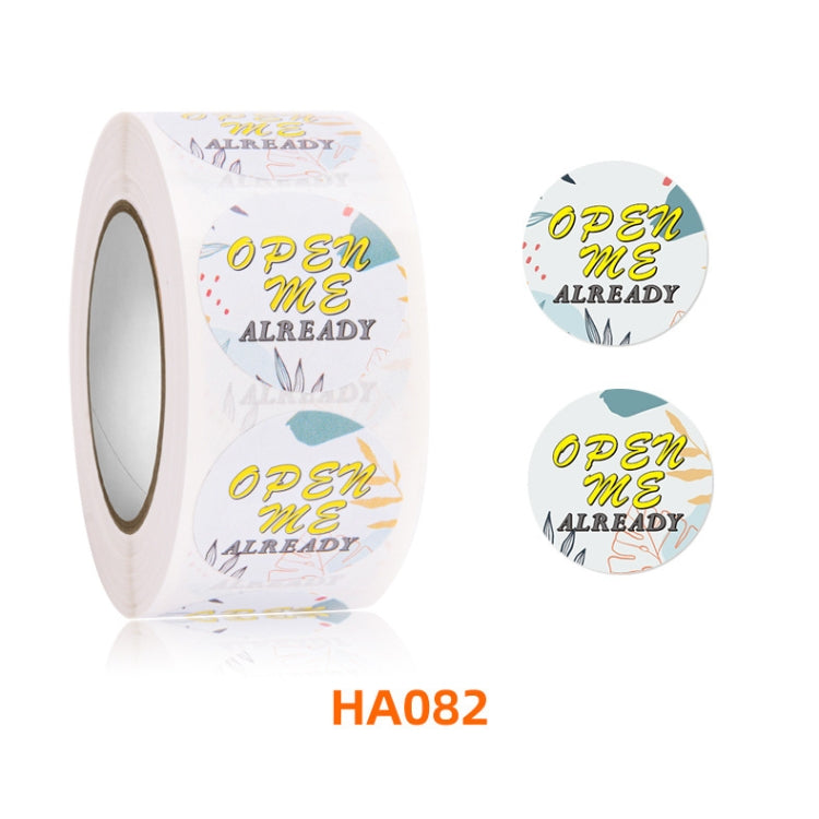 5 PCS Floral Background Thank you Sticker Seal Sticker, Size: 2.5cm / 1 Inch